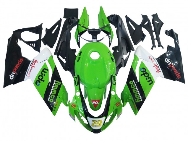 2006-2011 Green White Black Aprilia RS125 Motorcycle Fairing UK