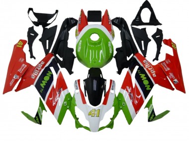 Buy 2006-2011 Green White Red Black Aprilia RS125 Motorcycle Fairings UK
