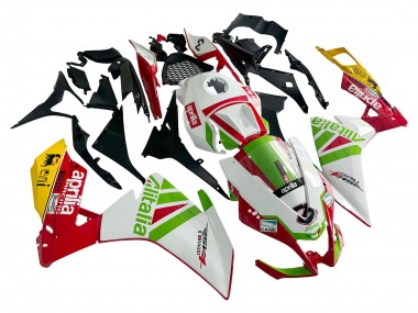 Buy 2012-2018 White Red Green Yellow Alitalia Aprilia RS4 50 125 Motorcycle Fairing UK