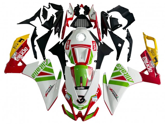 2012-2018 White Red Green Yellow Alitalia Aprilia RS4 50 125 Motorcycle Fairing UK