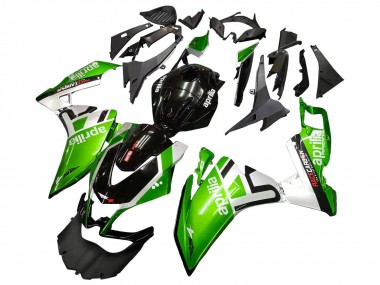 Buy 2012-2018 White Green Glossy Black Aprilia RS4 50 125 Motorcycle Fairings UK