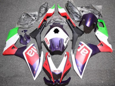 Buy 2012-2018 White Green Red Purple Aprilia RS4 50 125 Motorcycle Fairings UK