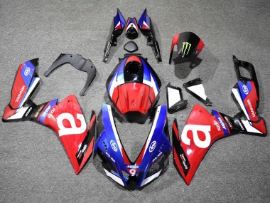 Buy 2012-2018 White Blue Red Aprilia RS4 50 125 Motorcycle Fairings UK