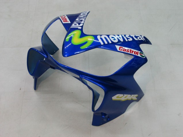2004-2007 Blue Yellow Green MoviStar Honda CBR600 F4i Motorcycle Fairings UK