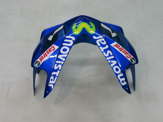 2004-2007 Blue Yellow Green MoviStar Honda CBR600 F4i Motorcycle Fairings UK
