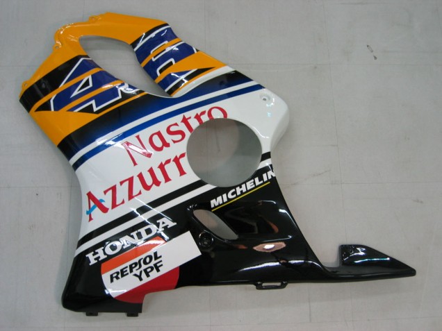 2004-2007 Yellow Blue White Black Nastro Azzurro Honda CBR600 F4i Motorcycle Fairings UK