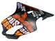 2004-2007 Matte Black Orange Rossi Honda CBR600 F4i Motorcycle Fairings UK
