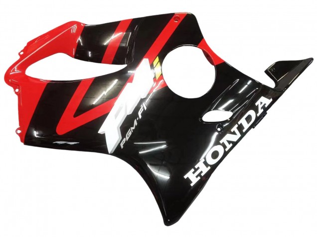 2004-2007 Red Glossy Black Honda CBR600 F4i Motorcycle Fairing UK