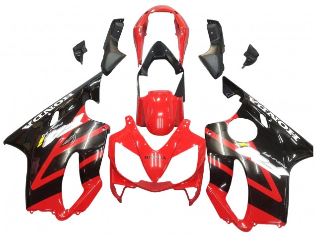 2004-2007 Red Glossy Black Honda CBR600 F4i Motorcycle Fairing UK