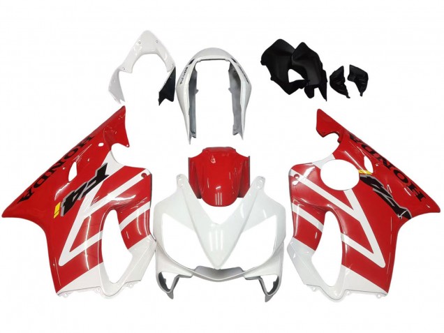 2004-2007 White Red Honda CBR600 F4i Motorcycle Fairings UK
