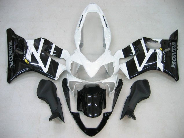 2004-2007 White Glossy Black Honda CBR600 F4i Motorcycle Fairing UK