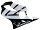 2004-2007 White Glossy Black Honda CBR600 F4i Motorcycle Fairings UK