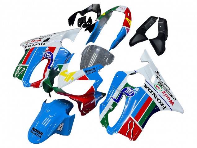 2004-2007 White Blue Green Red Honda CBR600 F4i Motorcycle Fairings UK