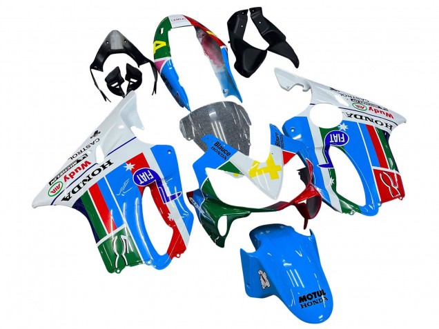 2004-2007 White Blue Green Red Honda CBR600 F4i Motorcycle Fairings UK