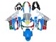 2004-2007 White Blue Green Red Honda CBR600 F4i Motorcycle Fairings UK