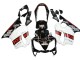 2004-2007 White Glossy Black Red Repsol Honda CBR600 F4i Motorcycle Fairings UK