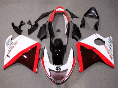 Buy 1996-2007 White Red Glossy Black Honda CBR1100XX Blackbird Motorcycle Fairings UK