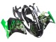 1996-2007 Glossy Black Green Flame Honda CBR1100XX Blackbird Motorcycle Fairing UK