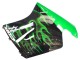 1996-2007 Glossy Black Green Flame Honda CBR1100XX Blackbird Motorcycle Fairing UK