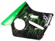 1996-2007 Glossy Black Green Flame Honda CBR1100XX Blackbird Motorcycle Fairing UK
