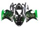 1996-2007 Glossy Black Green Flame Honda CBR1100XX Blackbird Motorcycle Fairing UK