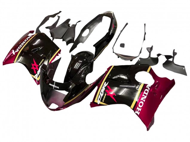 1996-2007 Glossy Black Red Yellow Honda CBR1100XX Blackbird Motorcycle Fairings UK