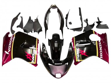 Buy 1996-2007 Glossy Black Red Yellow Honda CBR1100XX Blackbird Motorcycle Fairings UK