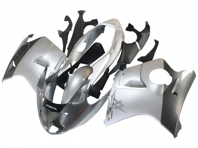 1996-2007 Silver Grey Honda CBR1100XX Blackbird Motorcycle Fairings UK
