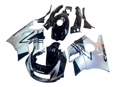 Buy 1991-1994 Silver Glossy Black Honda CBR600 F2 Motorcycle Fairings UK