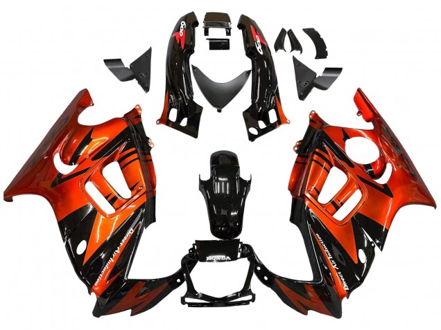 1995-1996 Orange Glossy Black Honda CBR600 F3 Motorcycle Fairings UK