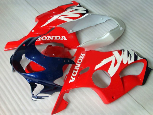 1999-2000 White Red Dark Blue Honda CBR600 F4 Motorcycle Fairings UK