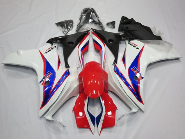 2011-2013 White Red Blue HRC Honda CBR600F Motorcycle Fairings UK