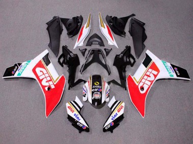 Buy 2011-2013 White Red Gold Glossy Black Givi Honda CBR600F Motorcycle Fairings UK