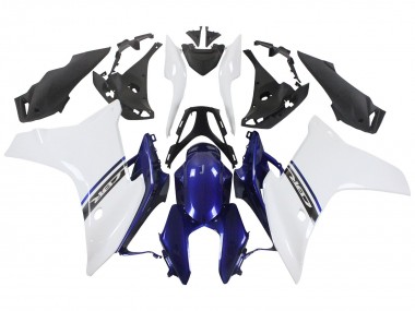 Buy 2011-2013 White Blue Honda CBR600F Motorcycle Fairings UK