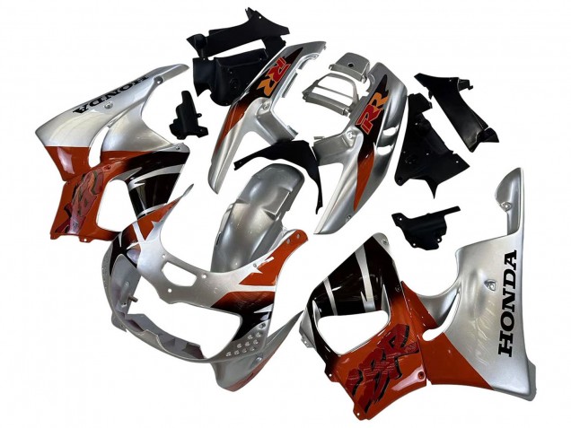 1996-1997 Silver Red Glossy Black Honda CBR900RR 893 Motorcycle Fairings UK