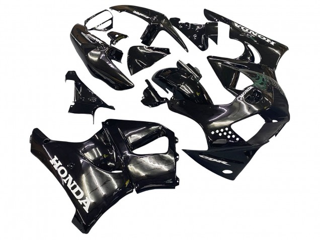 1998-1999 Glossy Black White Decals Honda CBR900RR 919 Motorcycle Fairings UK