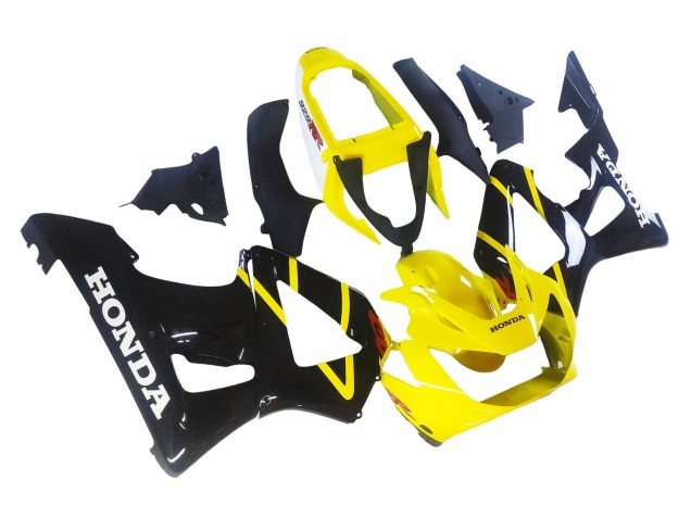 2000-2001 Yellow Glossy Black Honda CBR900RR 929 Motorcycle Fairings UK