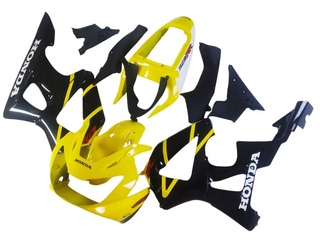 2000-2001 Yellow Glossy Black Honda CBR900RR 929 Motorcycle Fairings UK