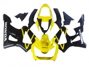 Buy 2000-2001 Yellow Glossy Black Honda CBR900RR 929 Motorcycle Fairings UK