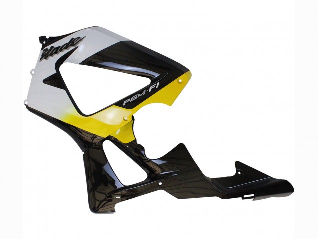 2000-2001 White Yellow Glossy Black Honda CBR900RR 929 Motorcycle Fairings UK