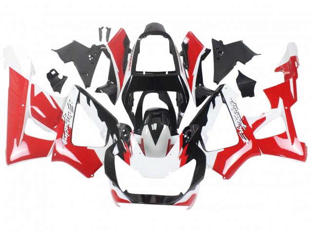 2000-2001 White Red Glossy Black Racing Honda CBR900RR 929 Motorcycle Fairings UK