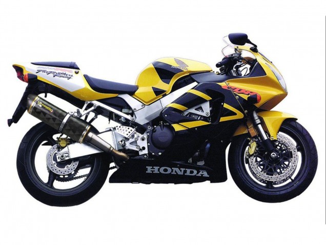 2000-2001 Yellow Dark Blue Honda CBR900RR 929 Motorcycle Fairings UK