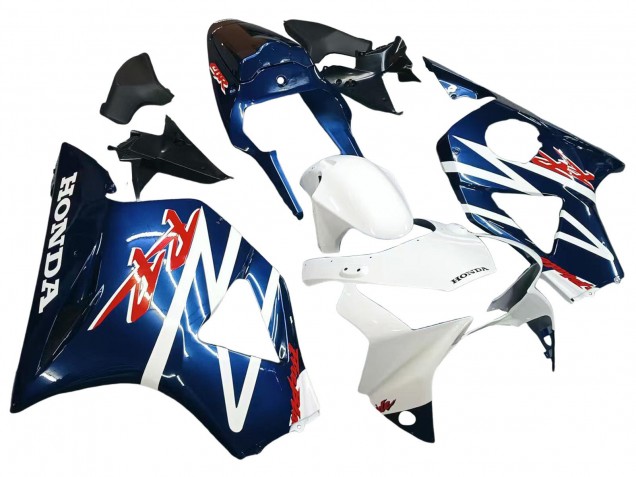 2002-2003 White Dark Blue Honda CBR900RR 954 Motorcycle Fairings UK