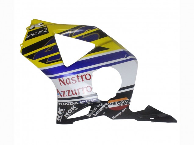 2002-2003 Blue Yellow Glossy Black Red Nastro Azzurro 46 Honda CBR900RR 954 Motorcycle Fairings UK