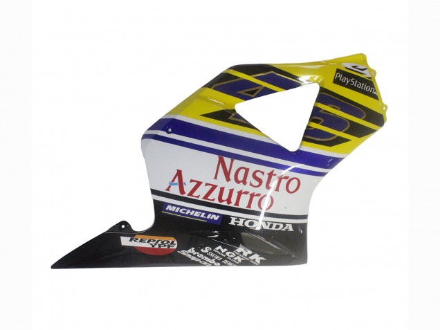 2002-2003 Blue Yellow Glossy Black Red Nastro Azzurro 46 Honda CBR900RR 954 Motorcycle Fairings UK