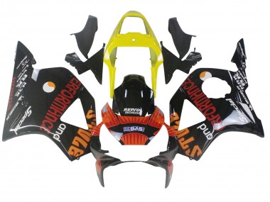 Buy 2002-2003 Yellow Red Glossy Black Repsol Rossi Honda CBR900RR 954 Motorcycle Fairings UK