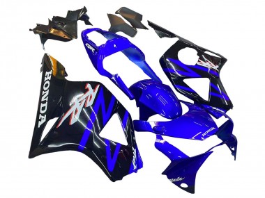 Buy 2002-2003 Blue Glossy Black Honda CBR900RR 954 Motorcycle Fairing Kits UK