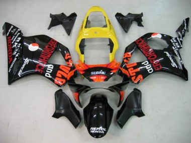 Buy 2002-2003 Yellow Red Glossy Black Repsol Rossi Honda CBR900RR 954 Motorcycle Fairing UK