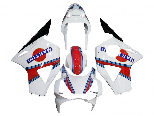 2002-2003 White Red Blue Glossy Black Martini Honda CBR900RR 954 Motorcycle Fairings UK