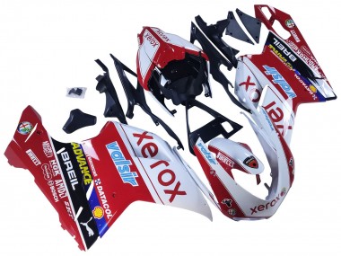Buy 2007-2014 White Red Glossy Black Valsir Xerox Ducati 848/1098/1198 Motorcycle Fairings UK